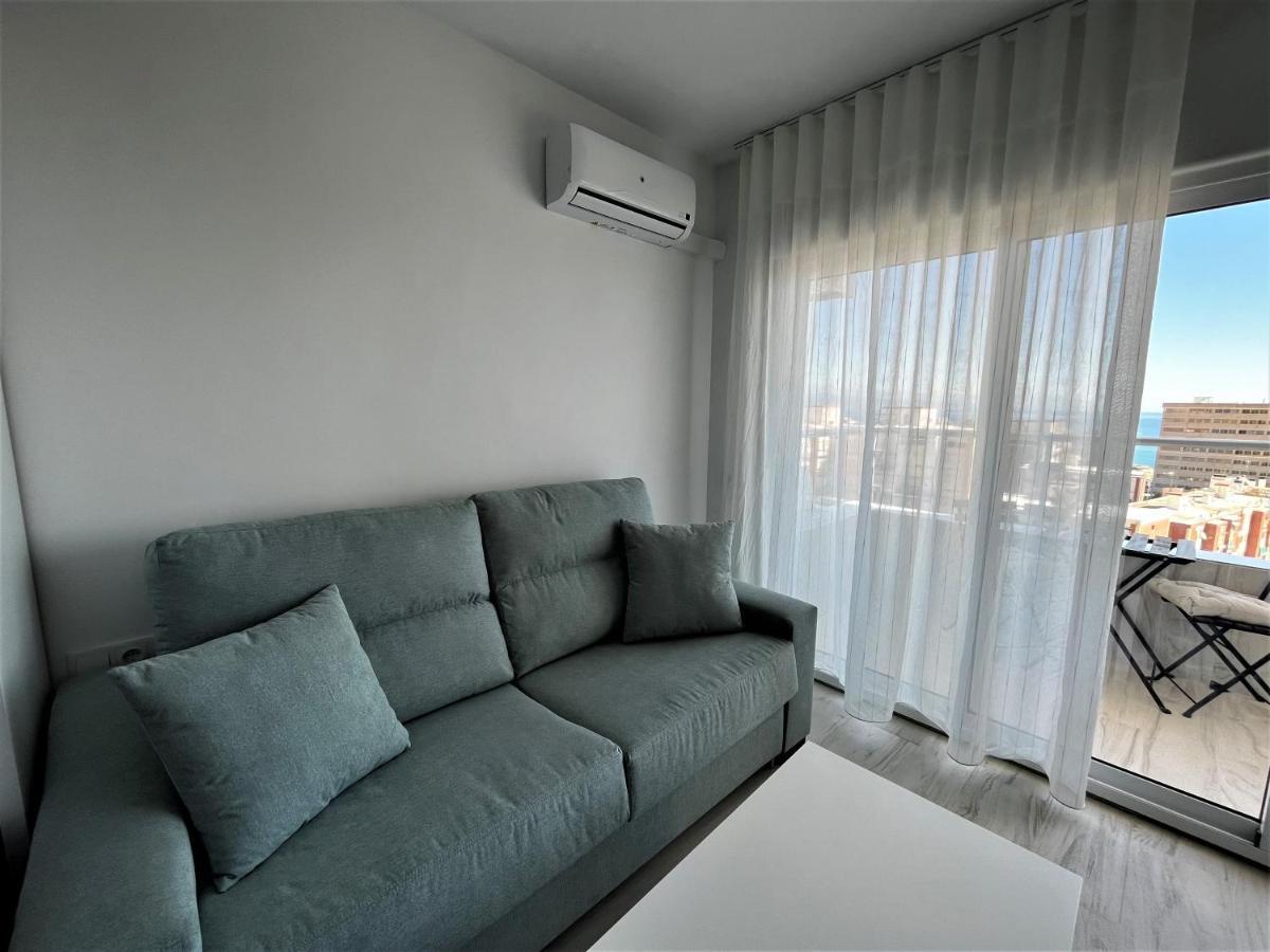 Ver853 - Estudio Con Terraza Vistas Al Mar, Piscina, Playa, Centro توريمولينوس المظهر الخارجي الصورة