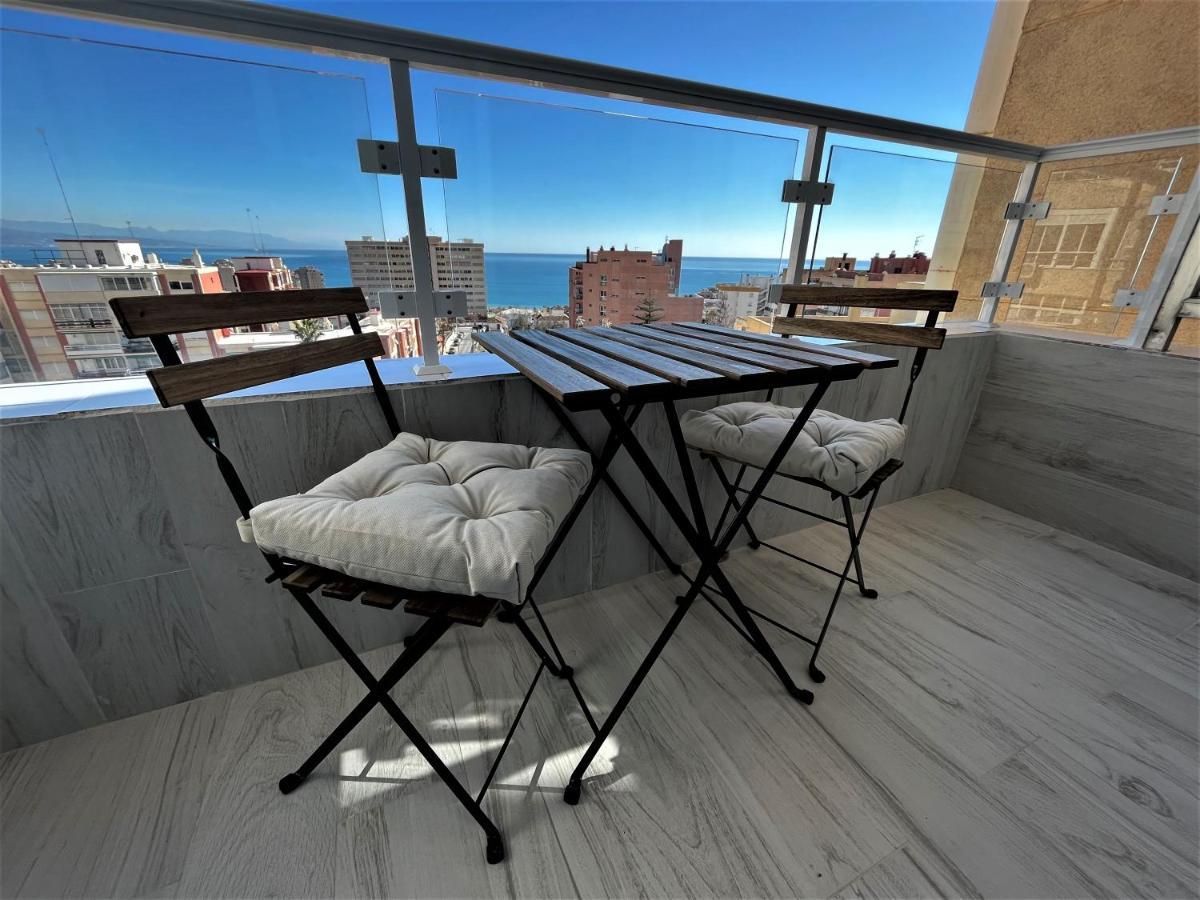 Ver853 - Estudio Con Terraza Vistas Al Mar, Piscina, Playa, Centro توريمولينوس المظهر الخارجي الصورة