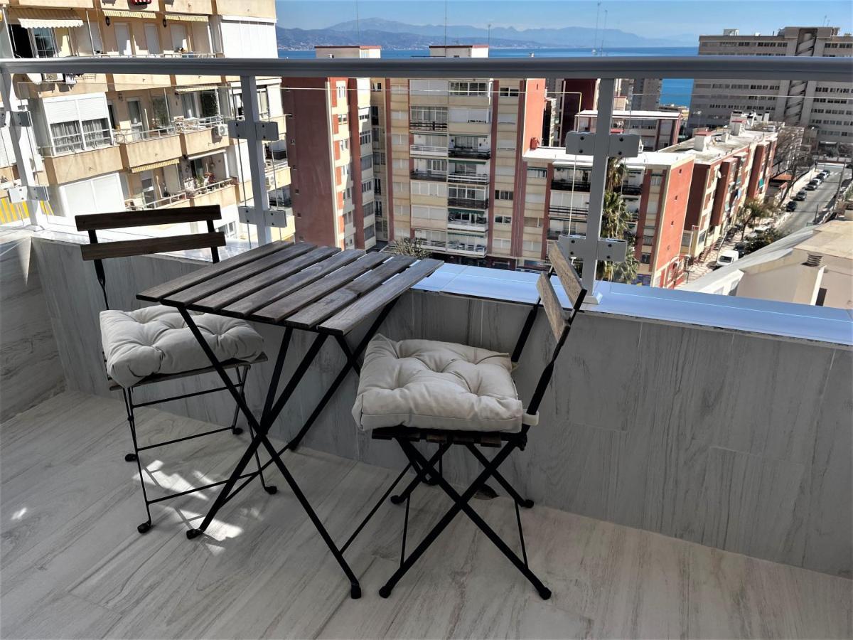 Ver853 - Estudio Con Terraza Vistas Al Mar, Piscina, Playa, Centro توريمولينوس المظهر الخارجي الصورة