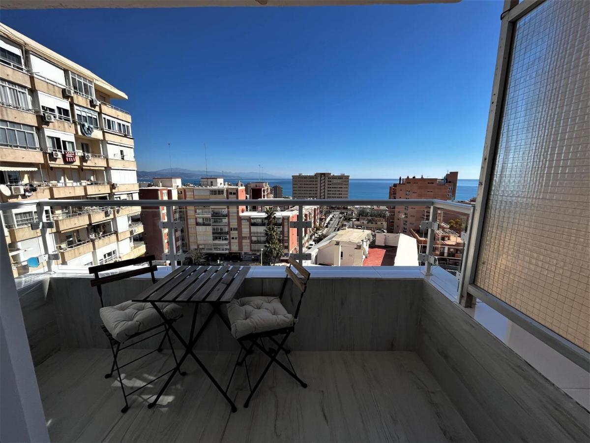 Ver853 - Estudio Con Terraza Vistas Al Mar, Piscina, Playa, Centro توريمولينوس المظهر الخارجي الصورة