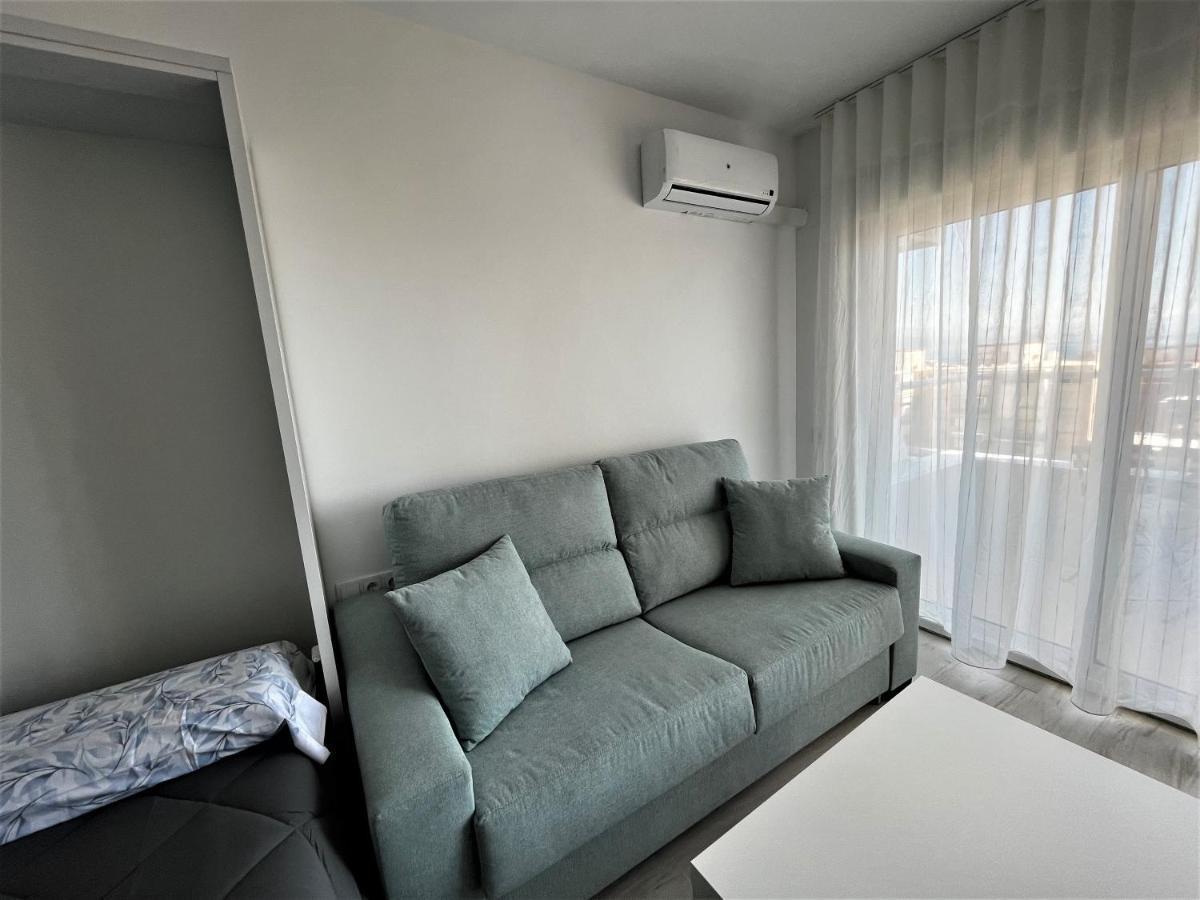 Ver853 - Estudio Con Terraza Vistas Al Mar, Piscina, Playa, Centro توريمولينوس المظهر الخارجي الصورة